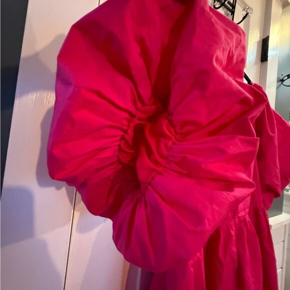 NWT SugarLips Marion Oversized Puff Sleeve Babydoll Mini Dress Sz M - Picture 5 of 9